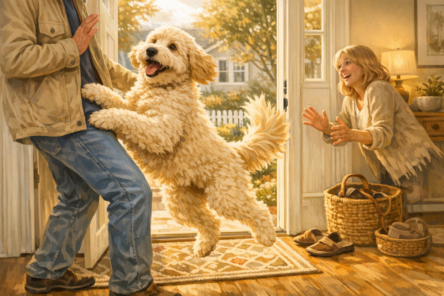 Sorry, He Is Friendly: Fixing the Doodle Front Door Greeting