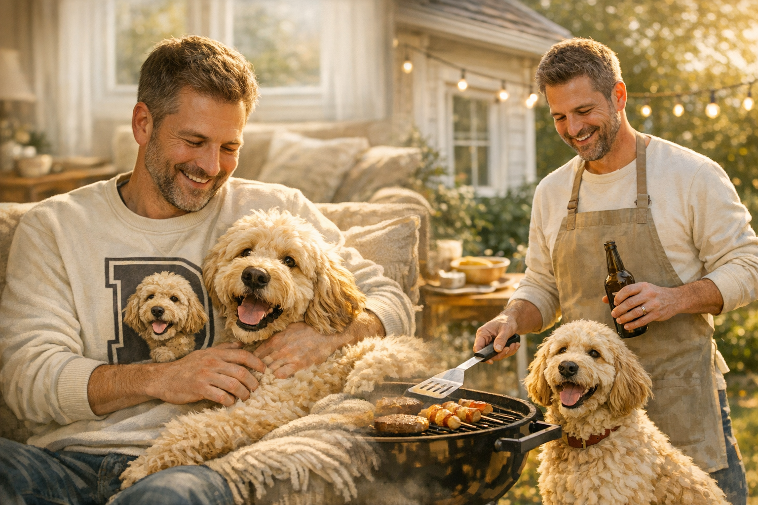 The Goldendoodle Dad Shirt, for the Man Who Said the Family Did Not Need a Dog