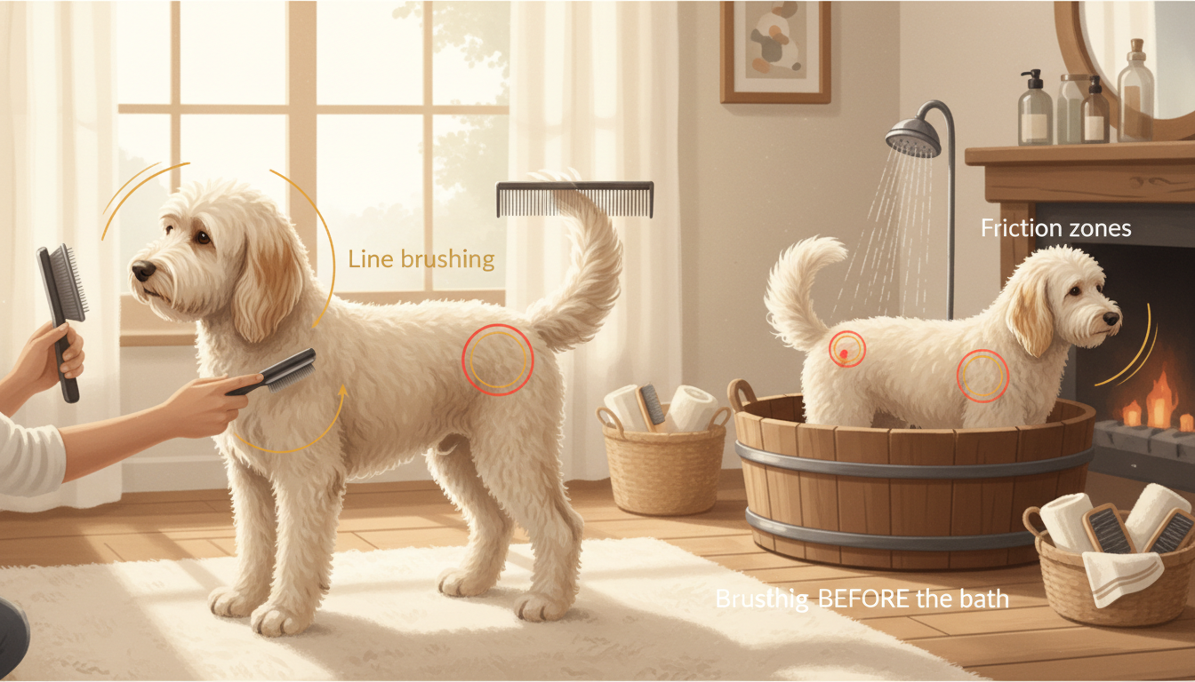 Goldendoodle Grooming 101: Surviving the Weeks Between Groomer Visits