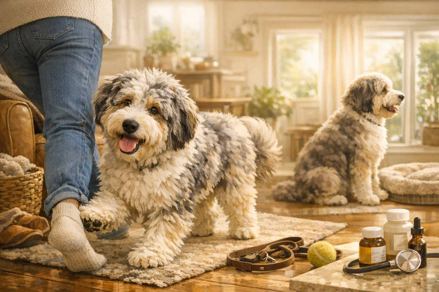 Living With an Aussie Doodle: The Herding Brain Under All That Fluff