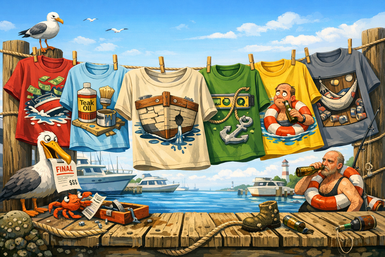 Every Boat Shirt We Make Is Secretly a Cry for Help