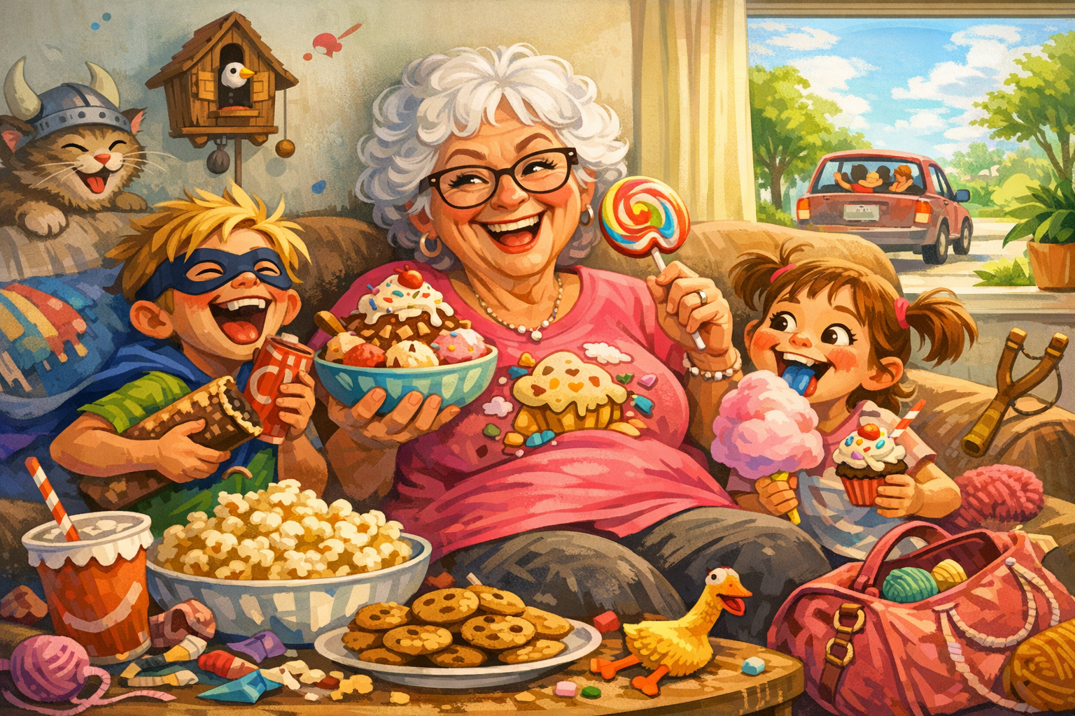 Funny Grandma Shirts for the Woman Who Sends the Grandkids Home Sugared Up