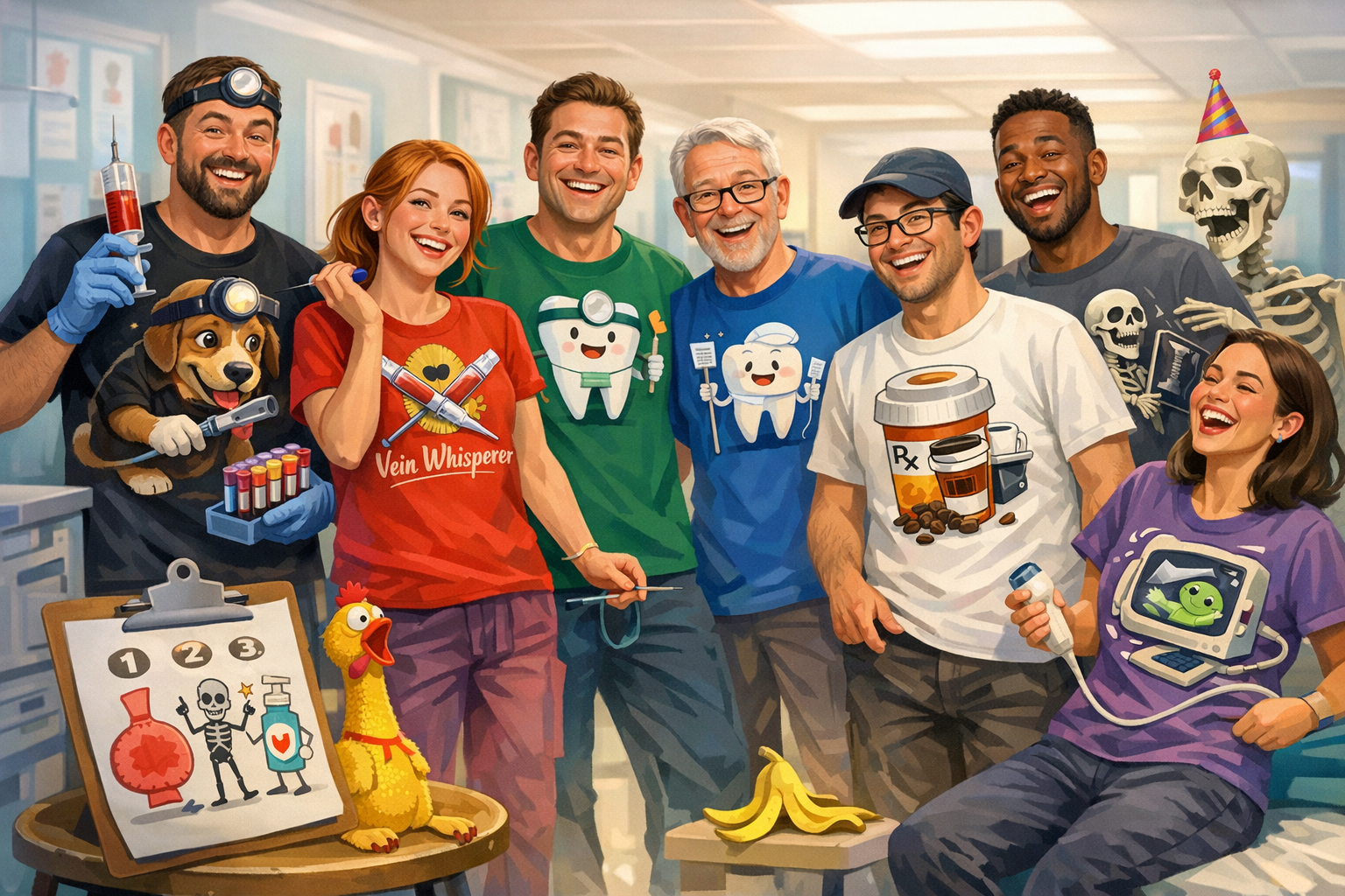 Funny Healthcare Shirts for Everyone in the Hospital Who Is Not a Nurse