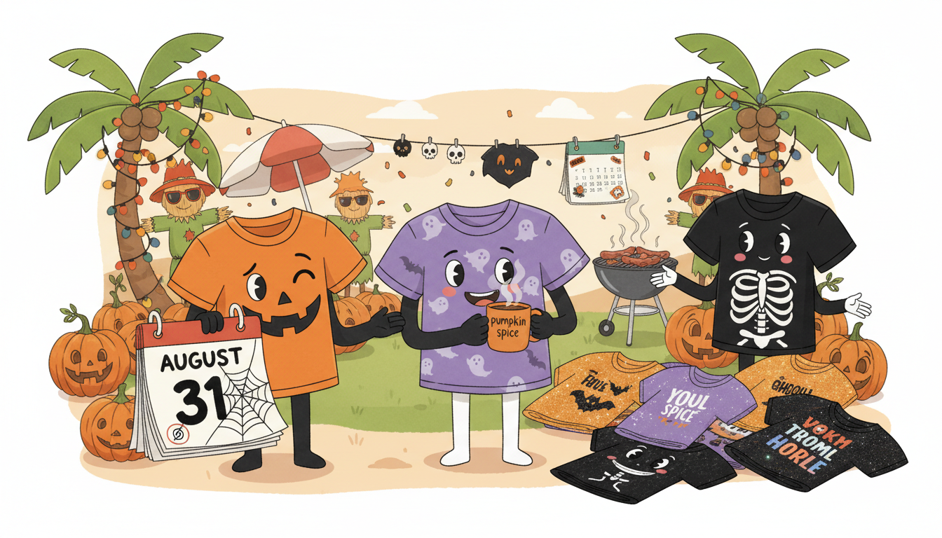 It Is August and We Are Already Doing Halloween Shirts