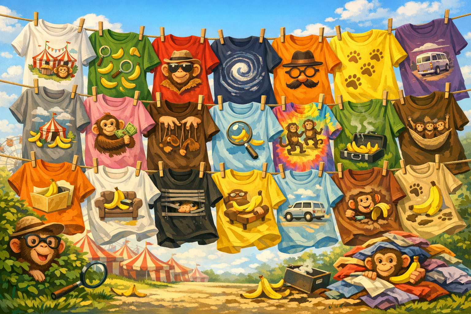 Not My Circus, Not My Monkeys, But Twenty Shirts Say Otherwise