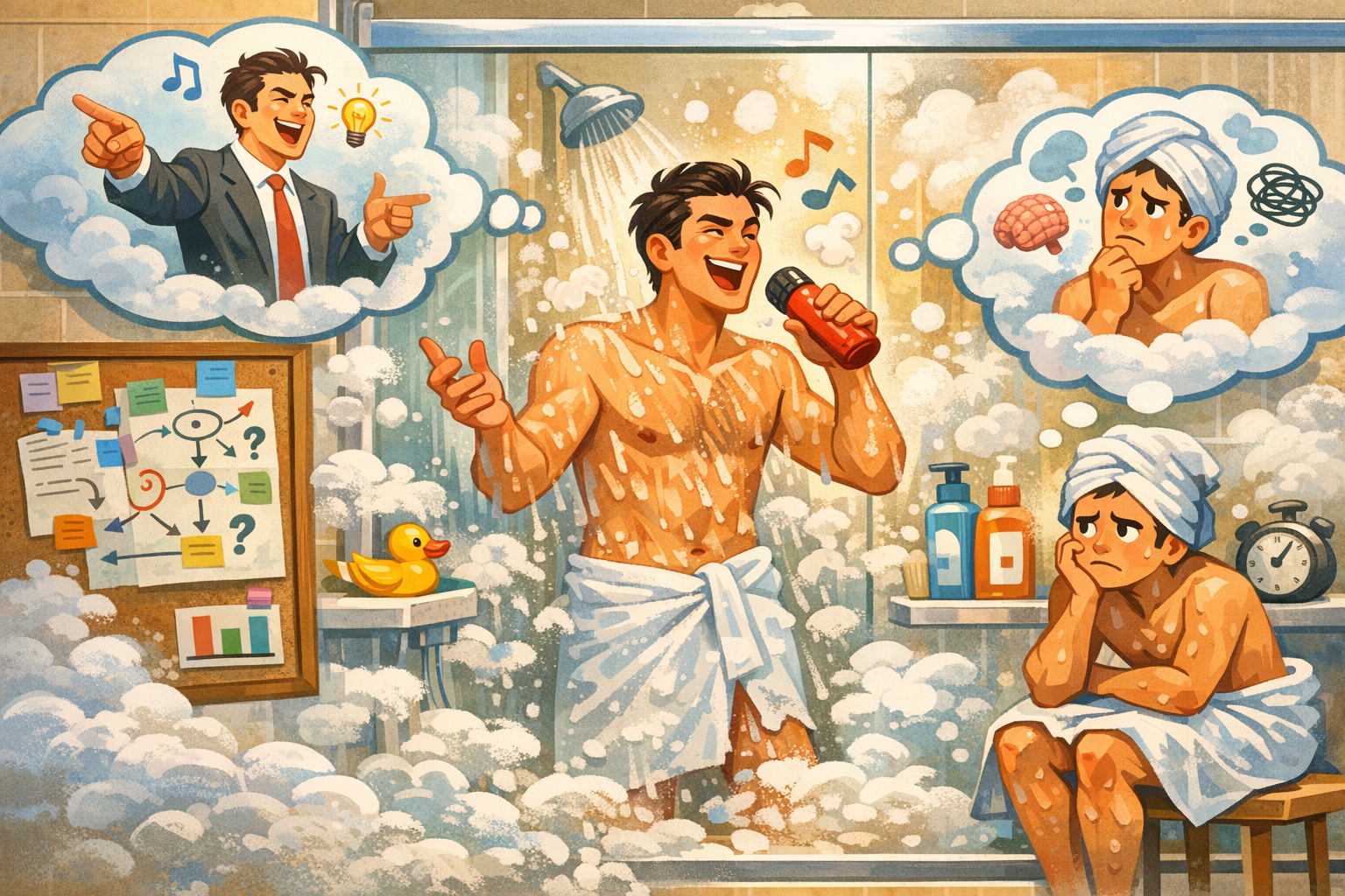 The Best Version of You Only Exists in the Shower