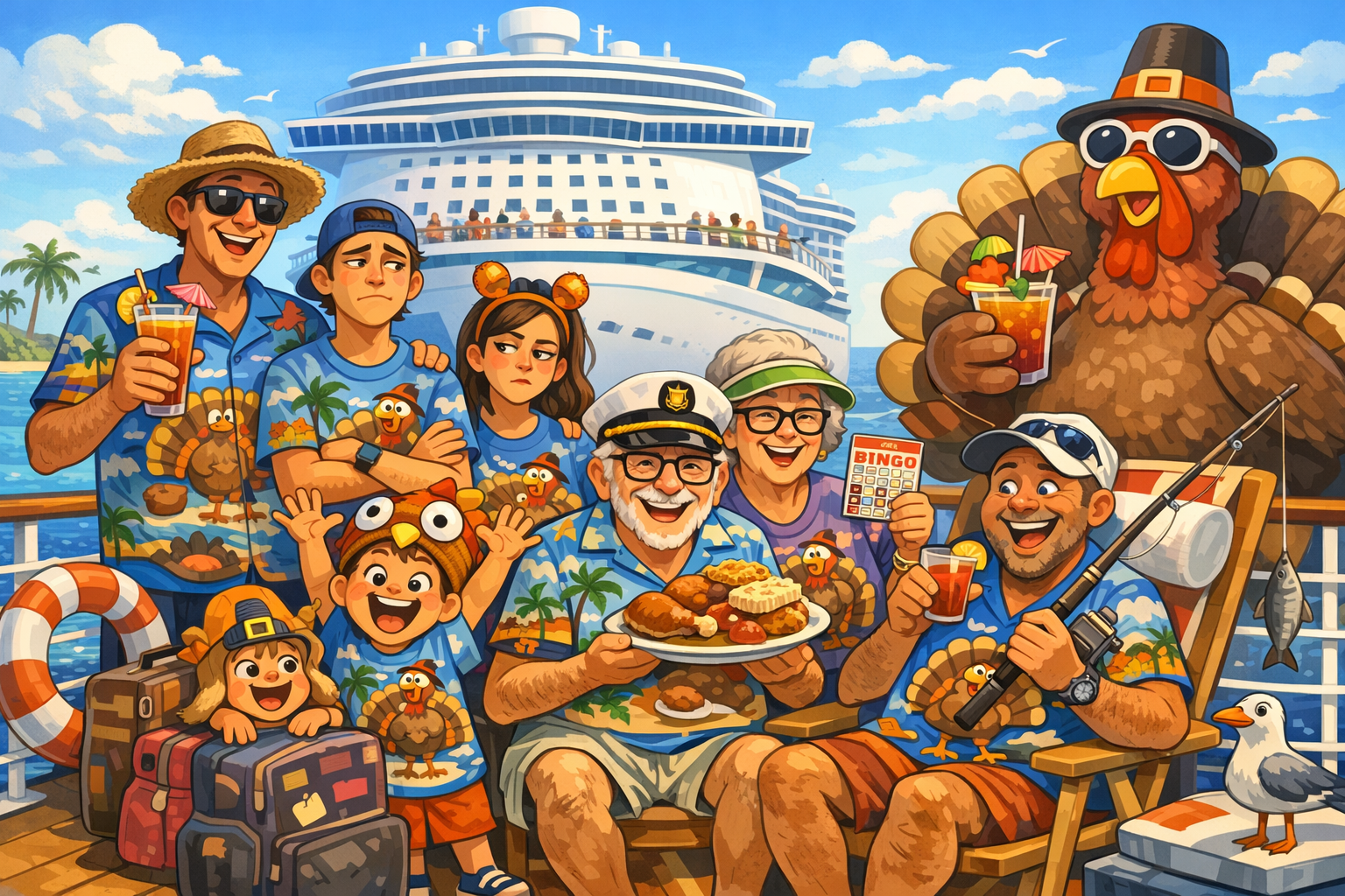 Thanksgiving Cruise Shirts for the Family That Decided Nobody Is Cooking This Year