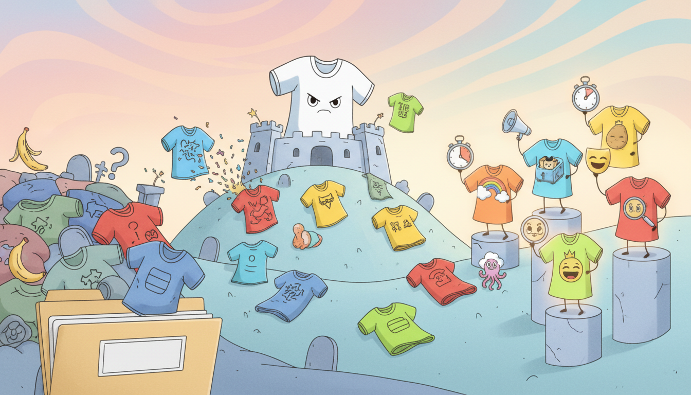 Why Some Jokes Work on a Shirt and Others Die on Contact