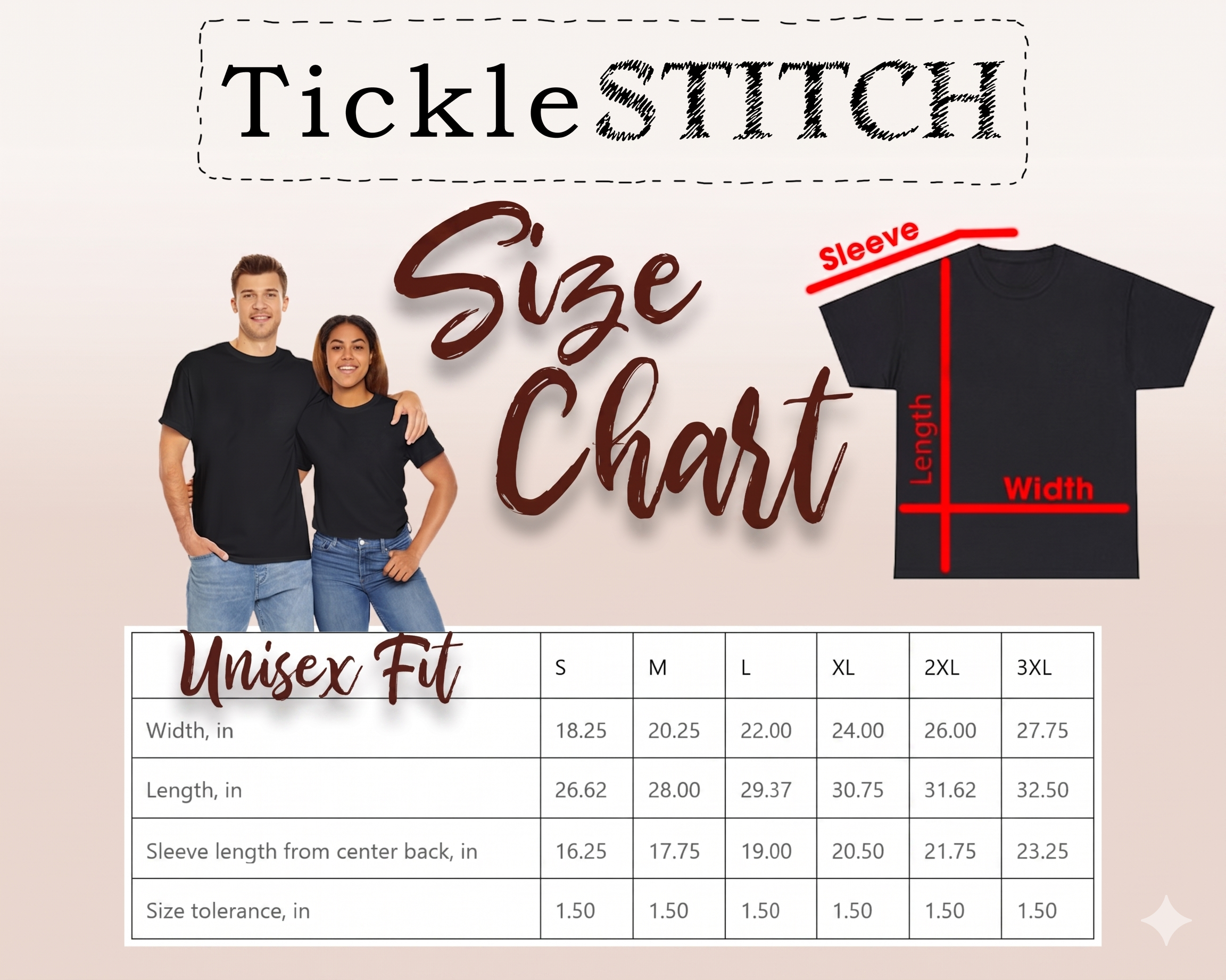 Festive Christmas Goose Lineup Comfort Colors Funny Holiday Tee - size chart