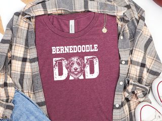 Bernedoodle Dad doodle dog shirt - photo 6