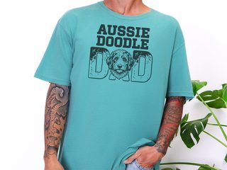 Comfort Colors Aussiedoodle Dad doodle dog shirt - photo 8