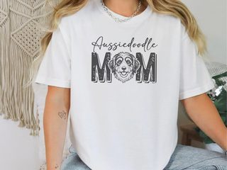 Comfort Colors Aussiedoodle Mom doodle dog shirt - photo 1