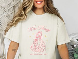 Wine Therapy Recommended Daily funny shirt - photo 8