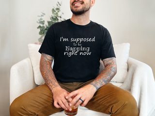 I'm Supposed To Be Napping Right Now funny shirt - photo 6