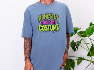 Slime Dripping Honestly Costume Text funny shirt - photo 6