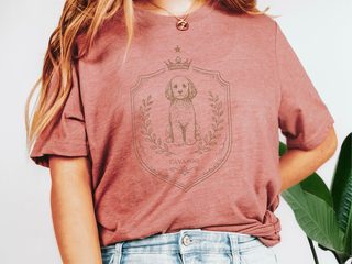 Cavapoo Royal Crest doodle dog shirt - photo 1