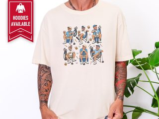 Laughing Golfer Whiskey Collage funny shirt - photo 8