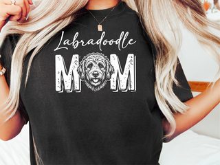 Comfort Colors Labradoodle Mom doodle dog shirt - photo 1