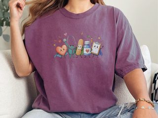 Healthcare Doodle Heroes funny shirt - photo 4