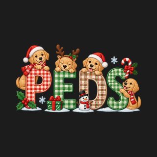 Christmas Peds Golden Retriever Puppies Dog Breed Christmas Shirt