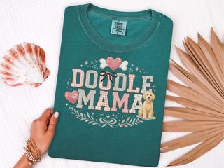 Comfort Colors Doodle Mama doodle dog shirt - photo 7