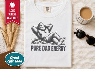 Blurry Bigfoot Pure Dad Energy funny shirt - photo 1