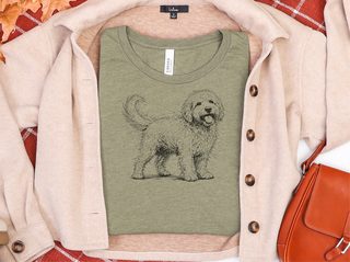 Golden Doodle Sketch - photo 4