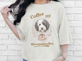 Coffee And Sheepadoodles doodle dog shirt - photo 6