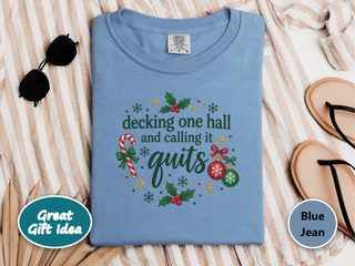 Decking One Hall Festive Lettering funny shirt - photo 7