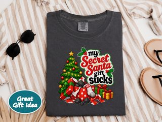 My Secret Santa Gift Sucks funny shirt - photo 5