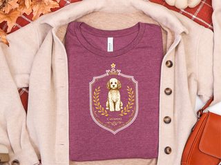 Cavapoo Royal Crest doodle dog shirt - photo 7