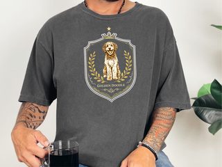 Comfort Colors Golden Doodle Crest doodle dog shirt - photo 3