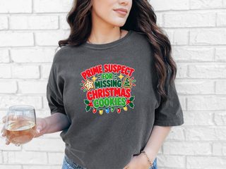 Prime Suspect Missing Christmas Cookies funny shirt - photo 5