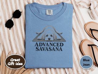 Maltipoo Advanced Savasana Yoga doodle dog shirt - photo 7