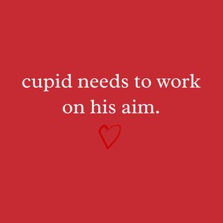 Hilarious Cupid Archery Fail Single Dating Mistake Valentine's Day Tee