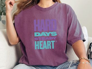 Hard Days Steady Heart funny shirt - photo 4