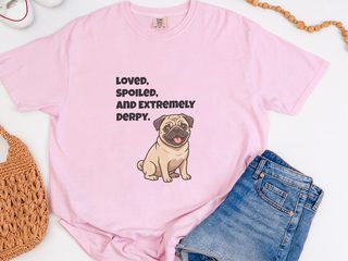 Derpy Fawn Pug doodle dog shirt - photo 3