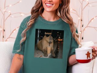 Cool Capybara Iced Coffee funny shirt - photo 7