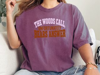 The Woods Call Bears Answer Typography funny shirt - photo 6