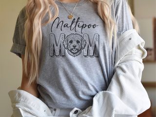 Maltipoo Mom doodle dog shirt - photo 2