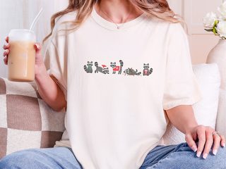 Christmas Raccoons Festive Lineup funny shirt - photo 8