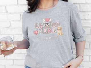 Cavapoo Mama doodle dog shirt - photo 2