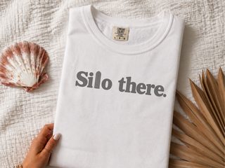 Silo There Dark Grey Wordplay funny shirt - photo 2