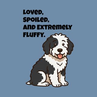 Loved Sheepadoodle Comfort Colors T Shirt Sheepadoodle Mama Gift