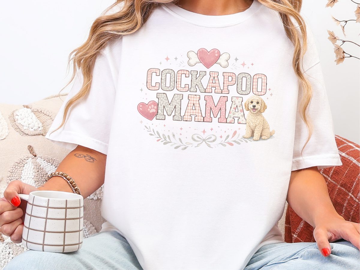 Comfort Colors Cockapoo Mama Dog Lover Cute Pet Owner Gift Tee