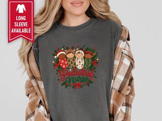 Pediatric Nurse Christmas Babies funny shirt - photo 5