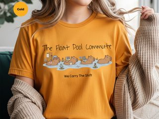 The Float Pool Commute funny shirt - photo 8