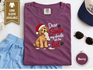 Goldendoodle Ate The List Christmas doodle dog shirt - photo 7