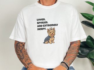 Derpy Yorkie doodle dog shirt - photo 1