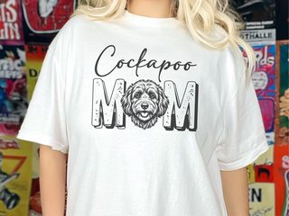 Comfort Colors Cockapoo Mom doodle dog shirt - photo 1